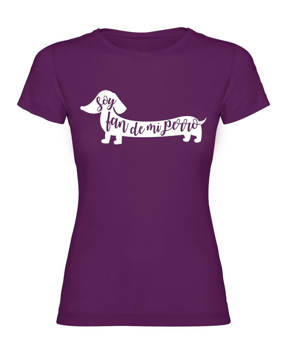 Camiseta "Soy fan mi perro" -